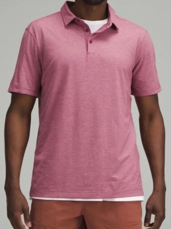 lululemon athletica Other - Lululemon Evolution Polo Heathered Red Evolution